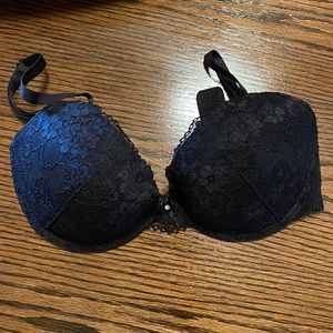 Floral lace Padded push-up bra